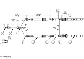 Dead-end Assembly - Twin-Bundle Conductor, Double Insulator, 30K